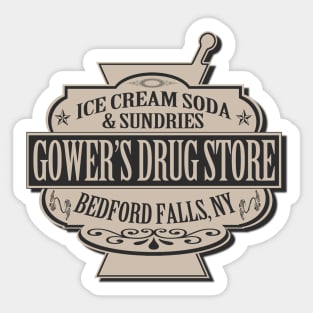 Gower's Drug Store Sticker